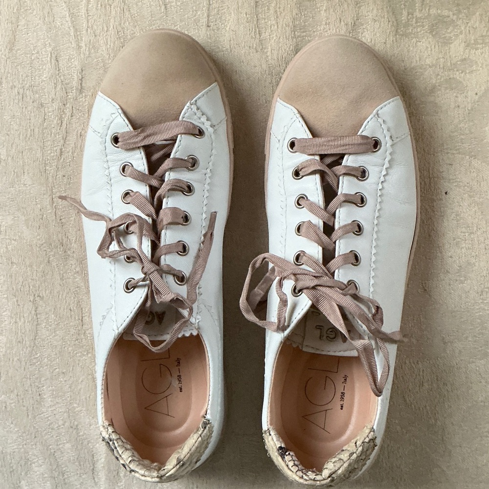 AGL Women's‎ Sade Low Top Sneakers Snake